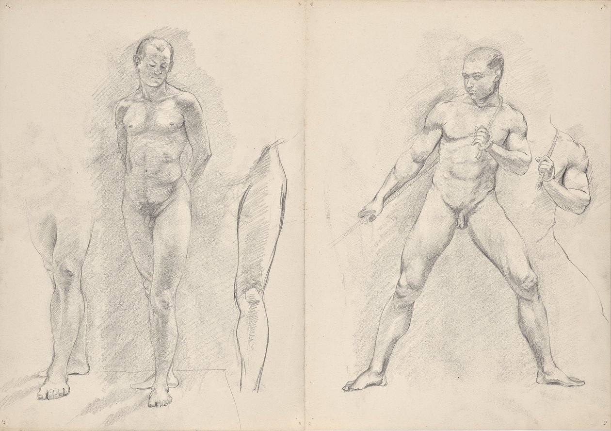 desnudos masculinos de Franz Barwig d. Ä.