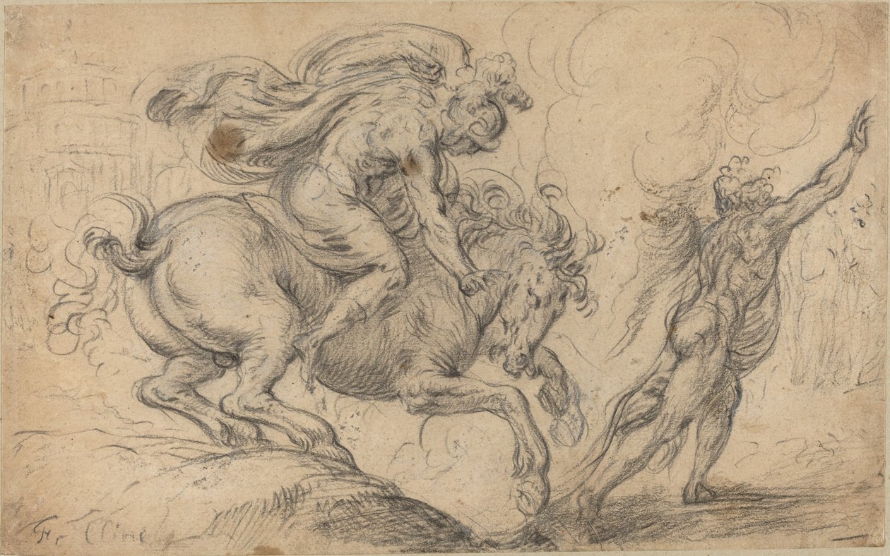 El sacrificio de Marco Curcio de Franz Cleyn