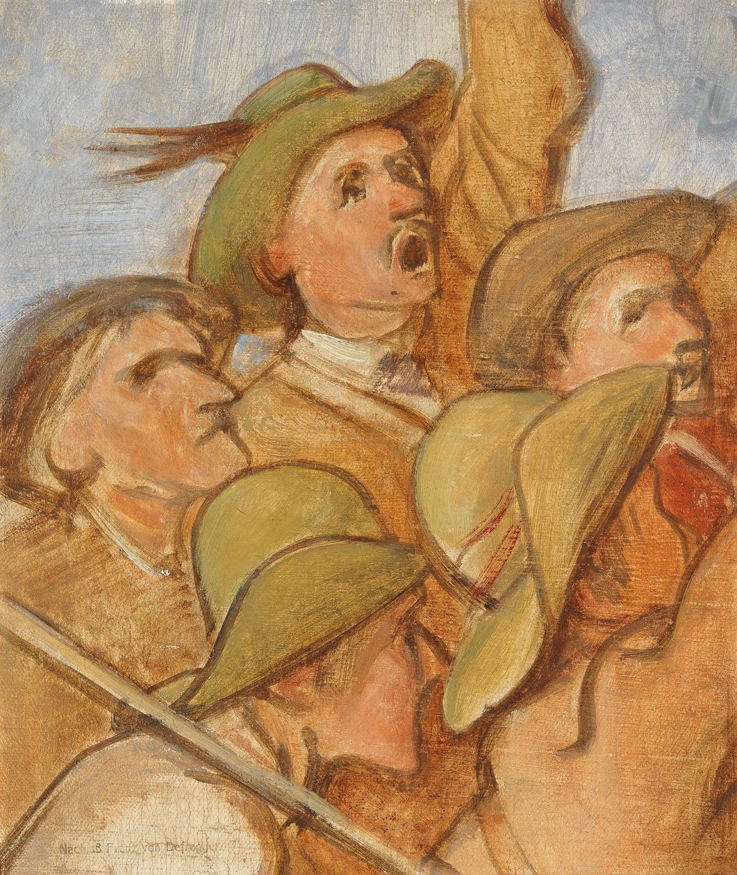 Campesinos (Luchadores por la libertad tiroleses) de Franz Defregger