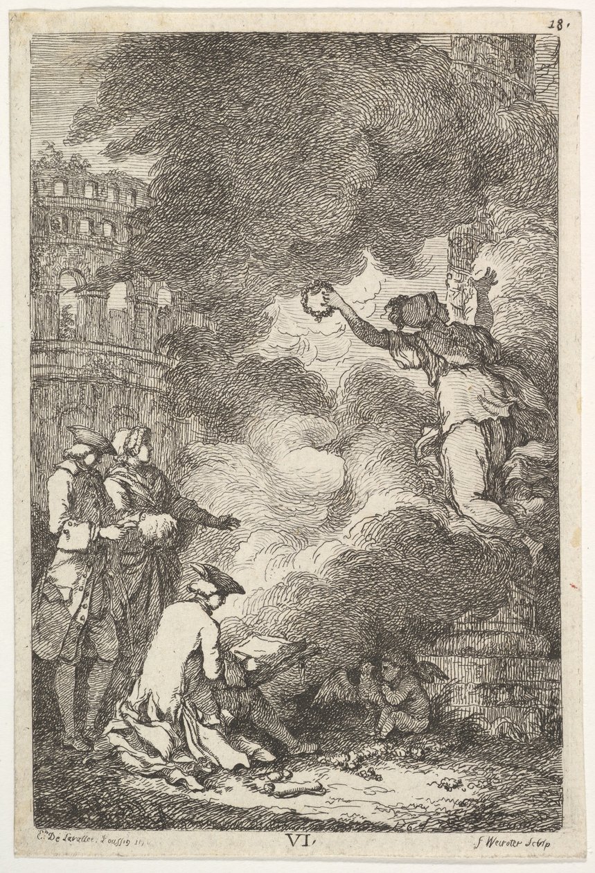 Una visita a Roma en 1764 de Franz Edmund Weirotter