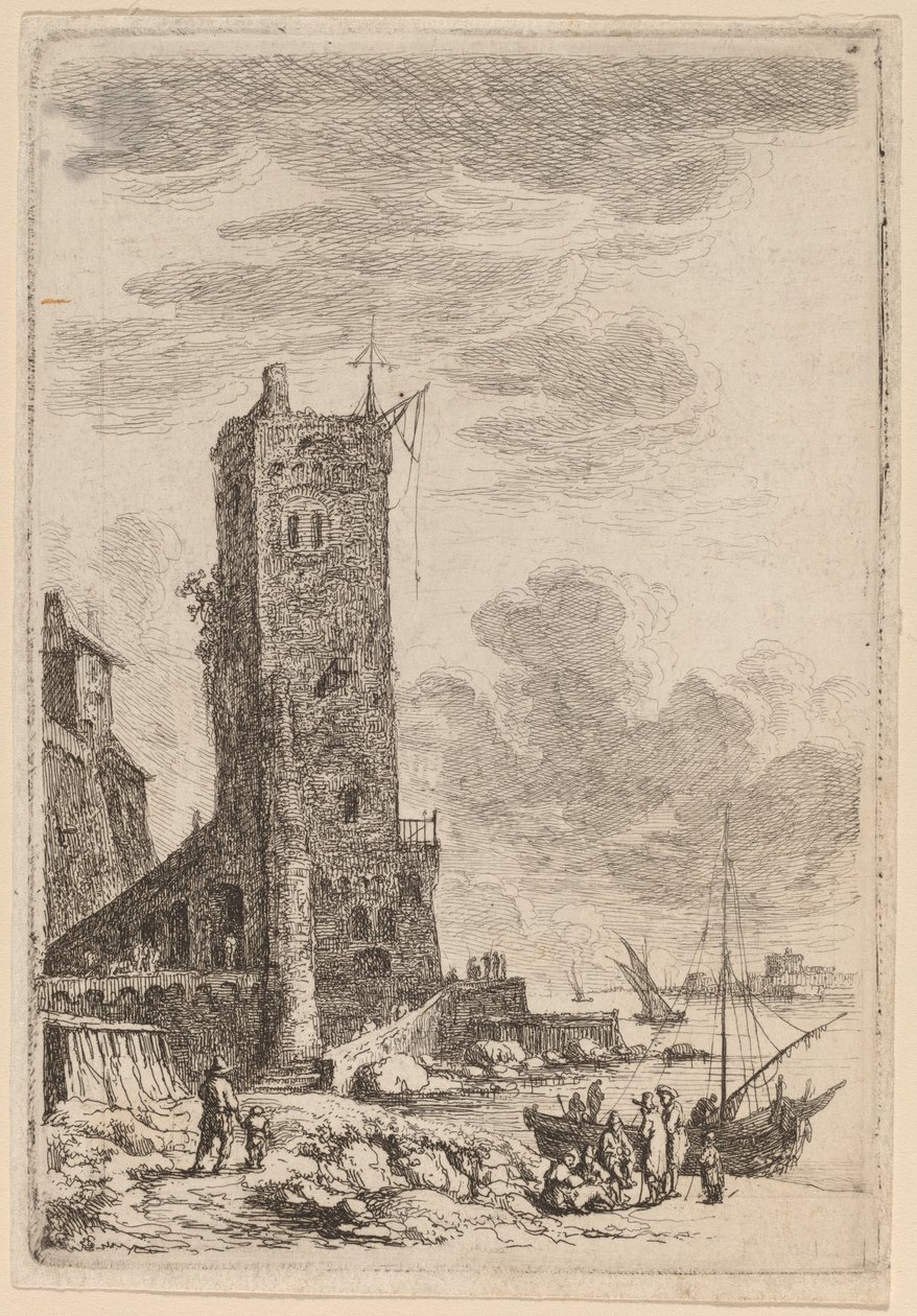 Puerto de Livorno de Franz Edmund Weirotter