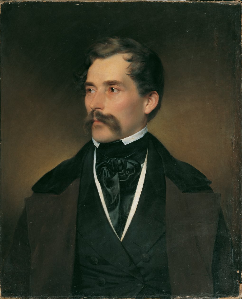 Retrato de un caballero canoso con bigote de Franz Eybl