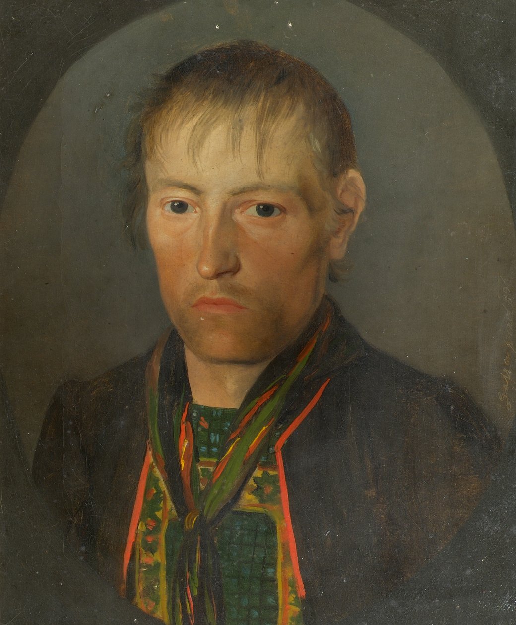 retrato de un campesino de Franz Gasser