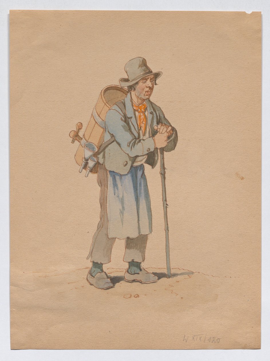 De una serie de pregones callejeros: Vendedor de vinagre de Franz Gerasch