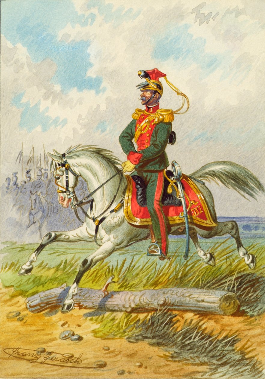 soldado a caballo de Franz Gerasch