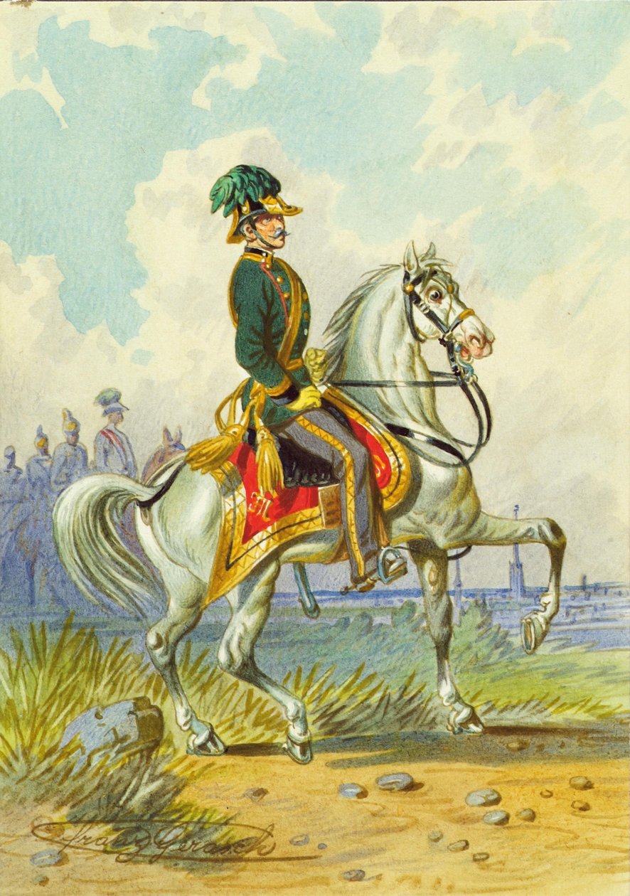 Soldado a caballo de Franz Gerasch