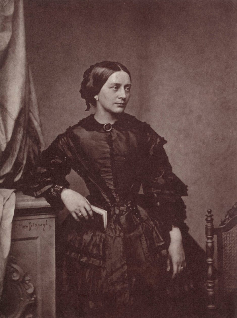 Clara Schumann, pianista y compositora alemana, siglo XIX de Franz Hanfstaengl