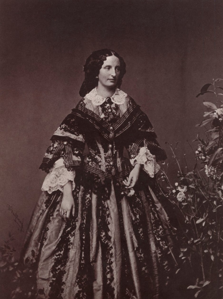 Emperatriz Isabel de Austria, siglo XIX de Franz Hanfstaengl