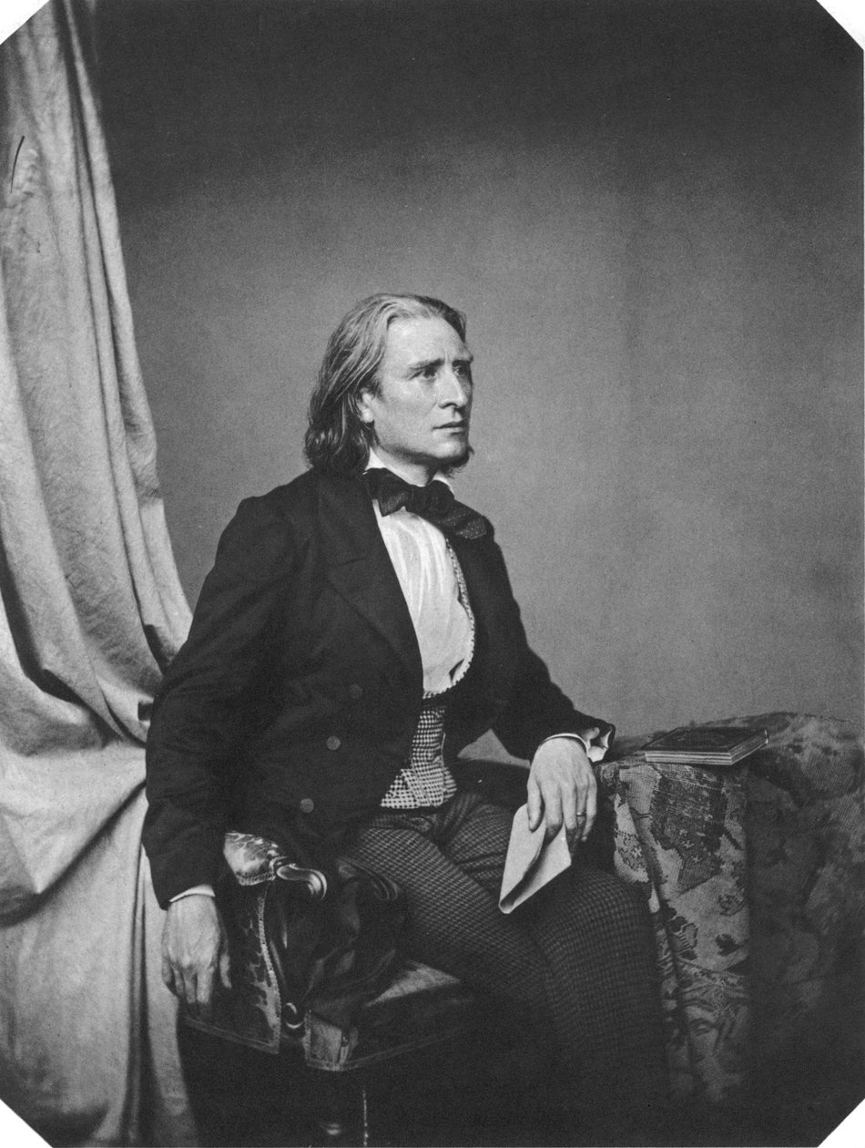 Franz Liszt, compositor y pianista húngaro, c1860 de Franz Hanfstaengl