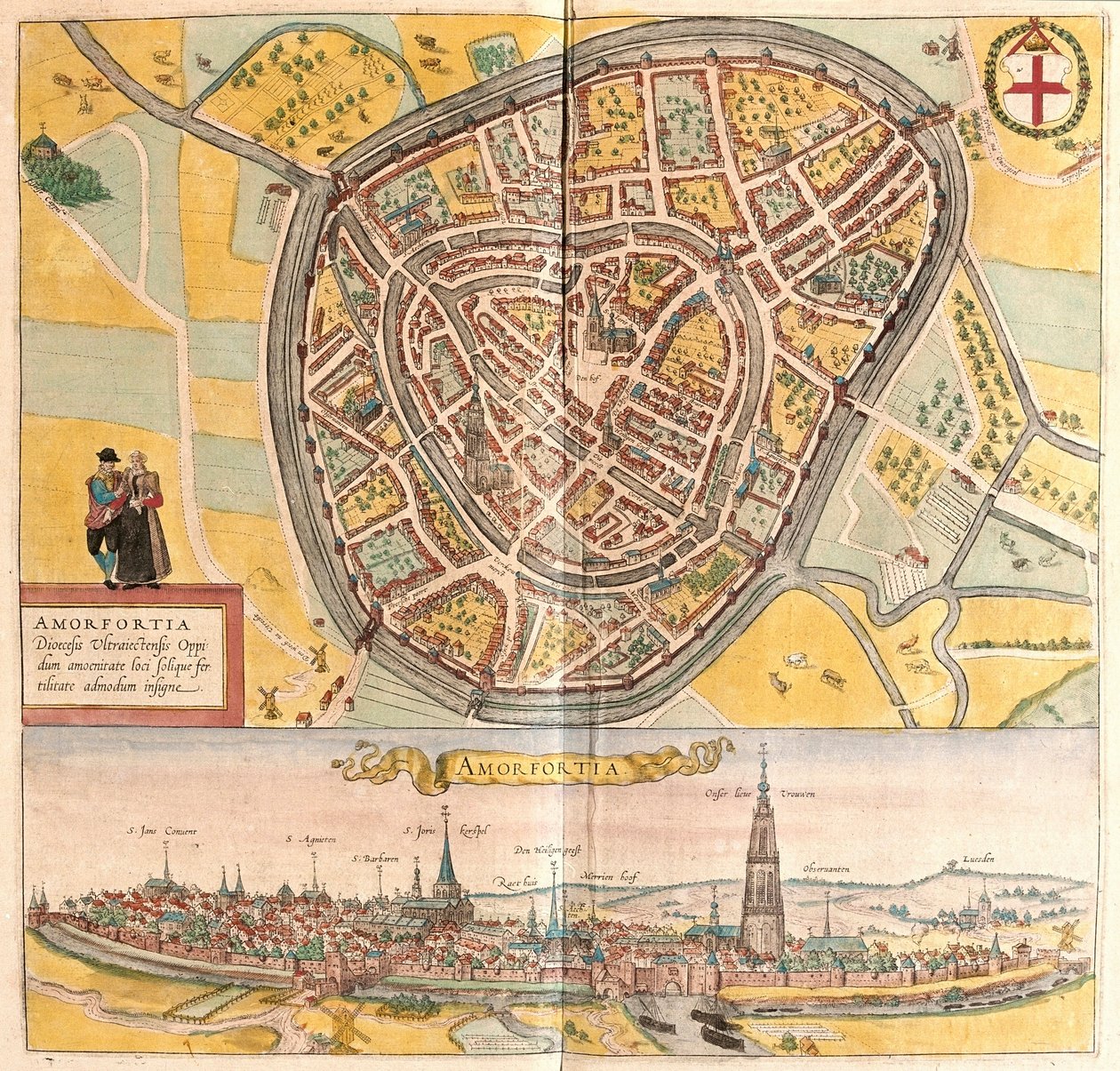 Amersfoort, Países Bajos de Franz Hogenberg