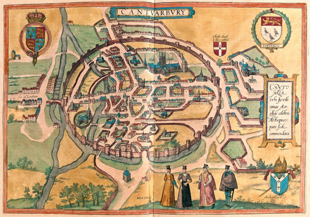 Canterbury, Inglaterra de Franz Hogenberg