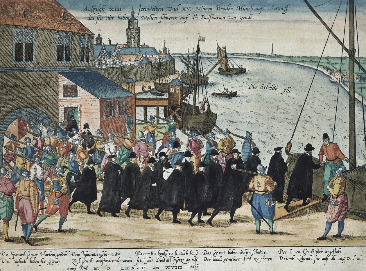 Expulsión de los Jesuitas de Franz Hogenberg