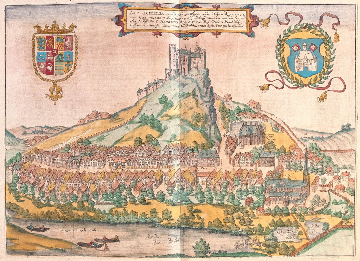 Segeberg, Alemania (grabado) de Franz Hogenberg