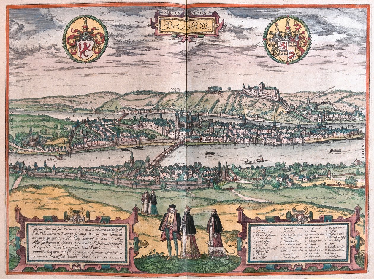 Passau, Alemania de Franz Hogenberg