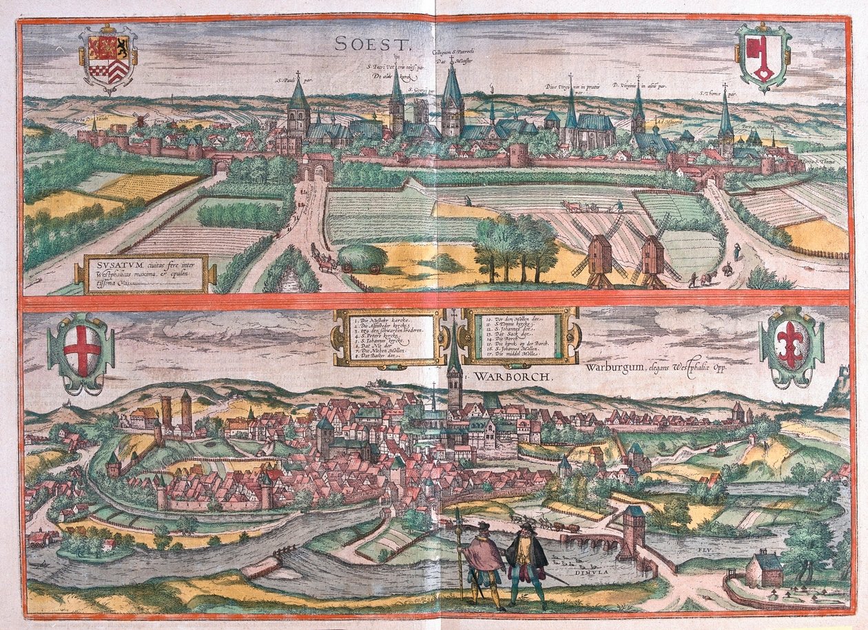 Soest y Warburg, Alemania de Franz Hogenberg