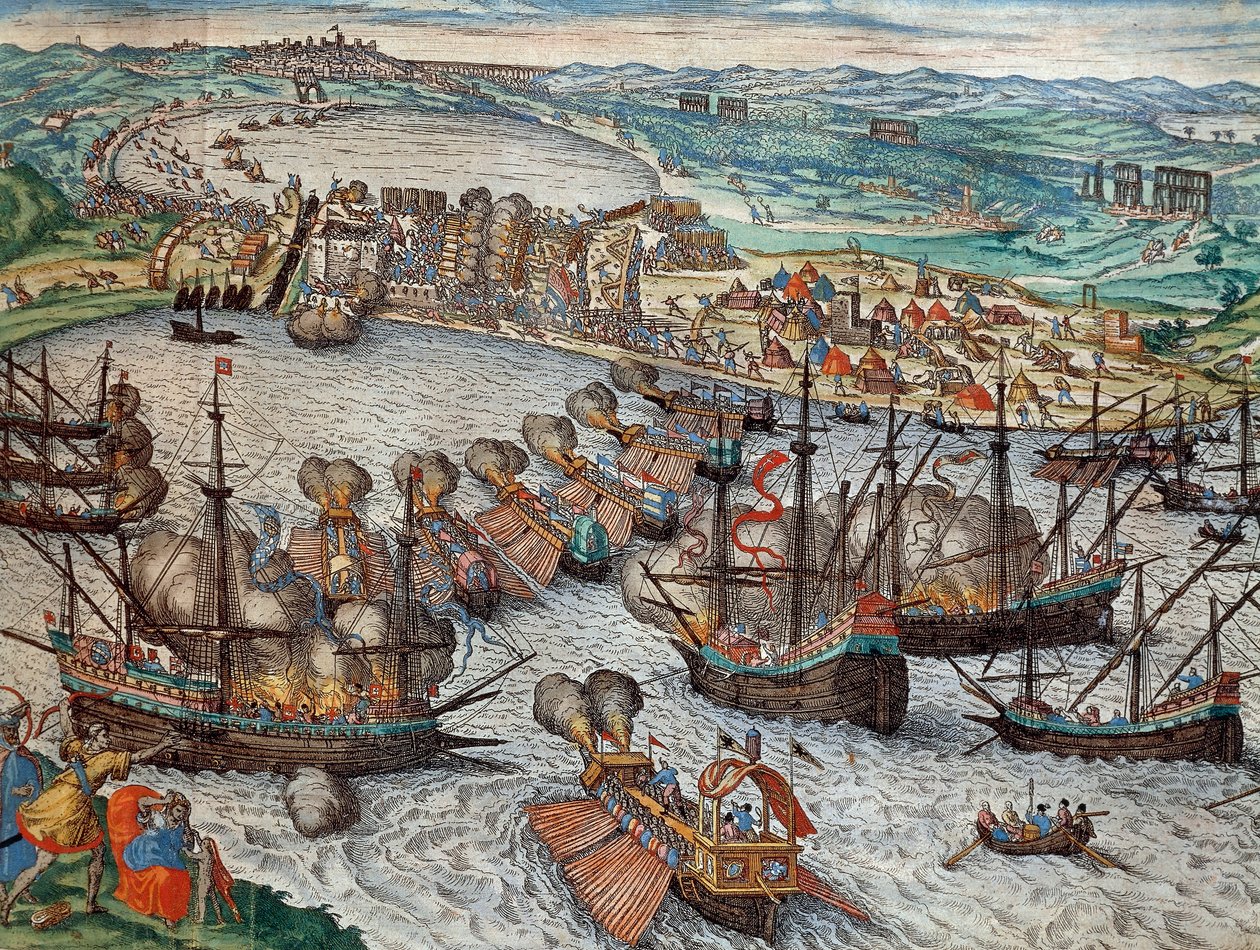 La captura de La Goleta y Túnez por Carlos V de Franz Hogenberg