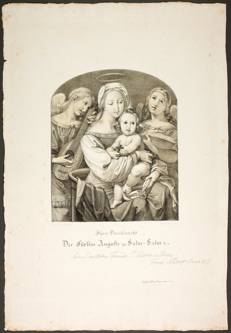 Virgen con el Niño Jesús de Franz Johann Heinrich Nadorp