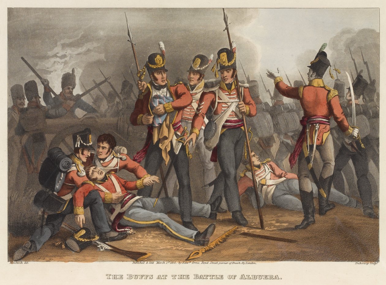 Los Buffs en la batalla de Albuera de Franz Joseph after Manskirch