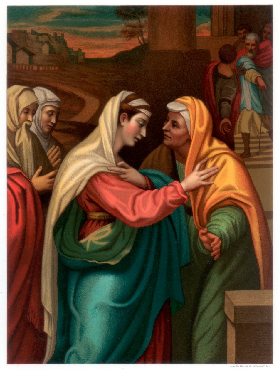 La Visitación, 1518-1519, 1870 de Franz Kellerhoven