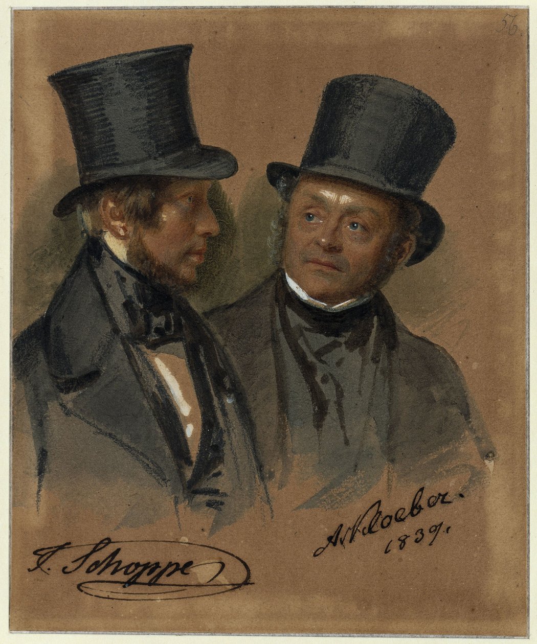 August v. Kloeber, Julius Schoppe de Franz Krüger