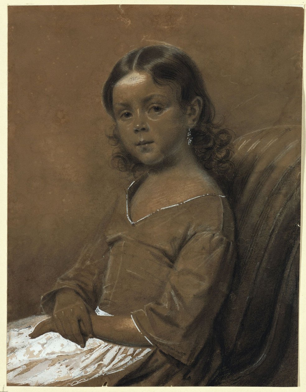 Auguste Taglioni de niña de Franz Krüger