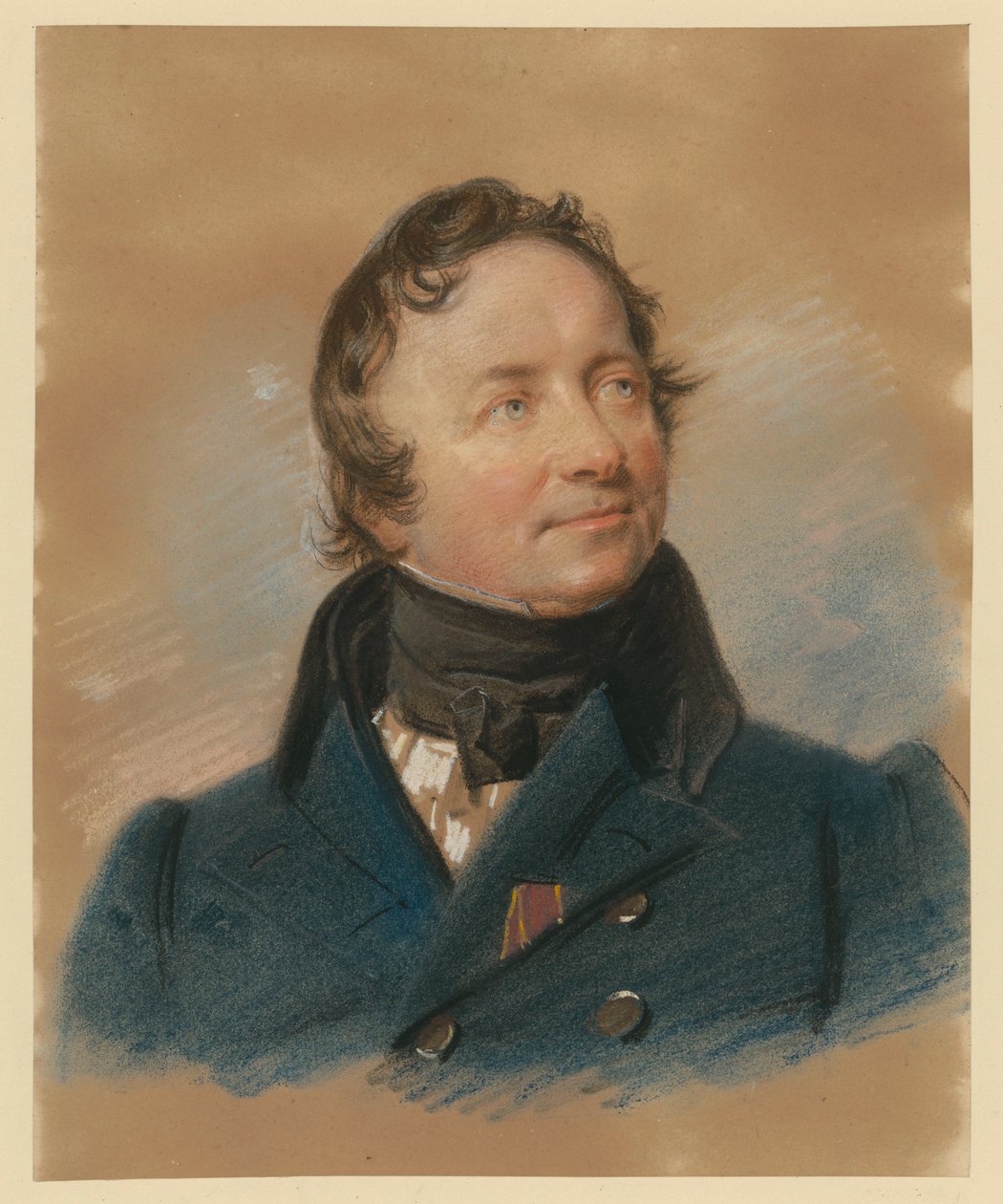 Retrato del escultor Karl Friedrich Wichmann de Franz Krüger