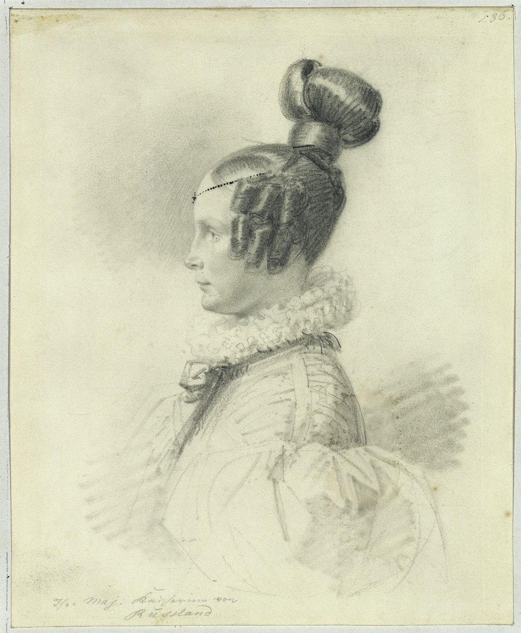 La emperatriz Alejandra Fiódorovna de Franz Krüger