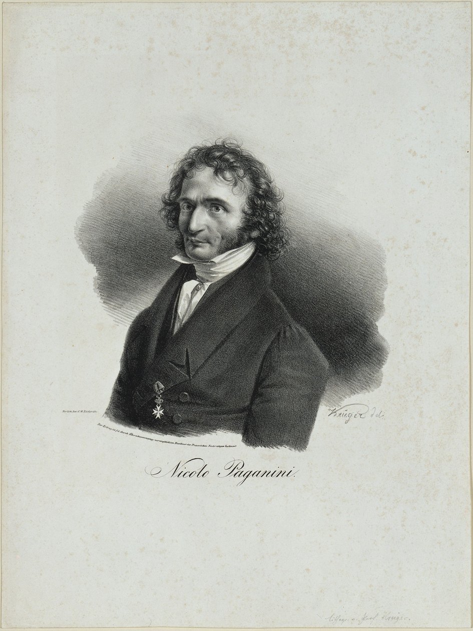 Niccolò Paganini de Franz Krüger