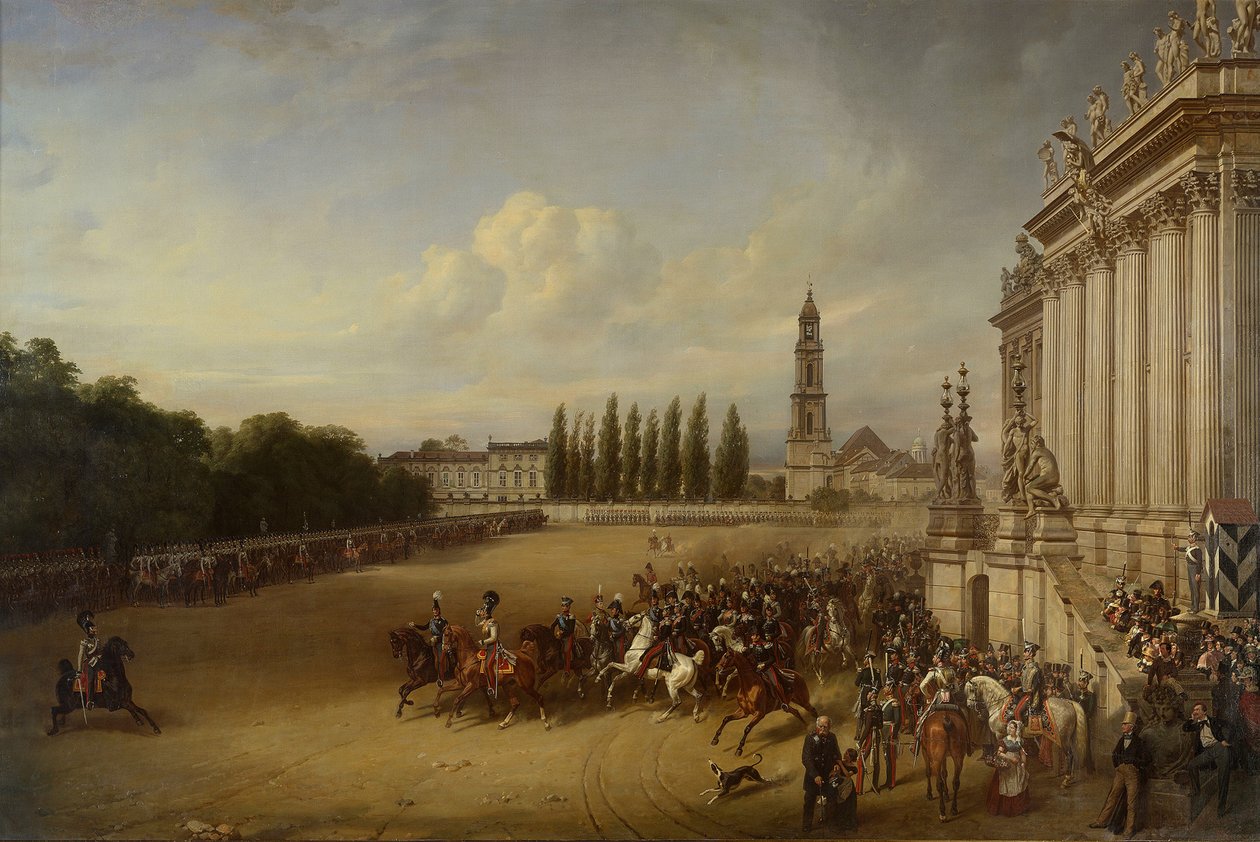 Desfile en Potsdam en el año 1817 de Franz Krüger