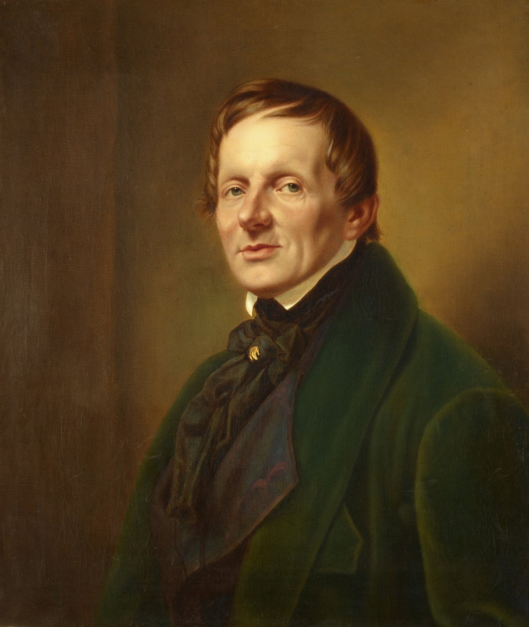 Retrato del escultor Ludwig Wichmann (copia de Franz Krüger) de Franz Krüger