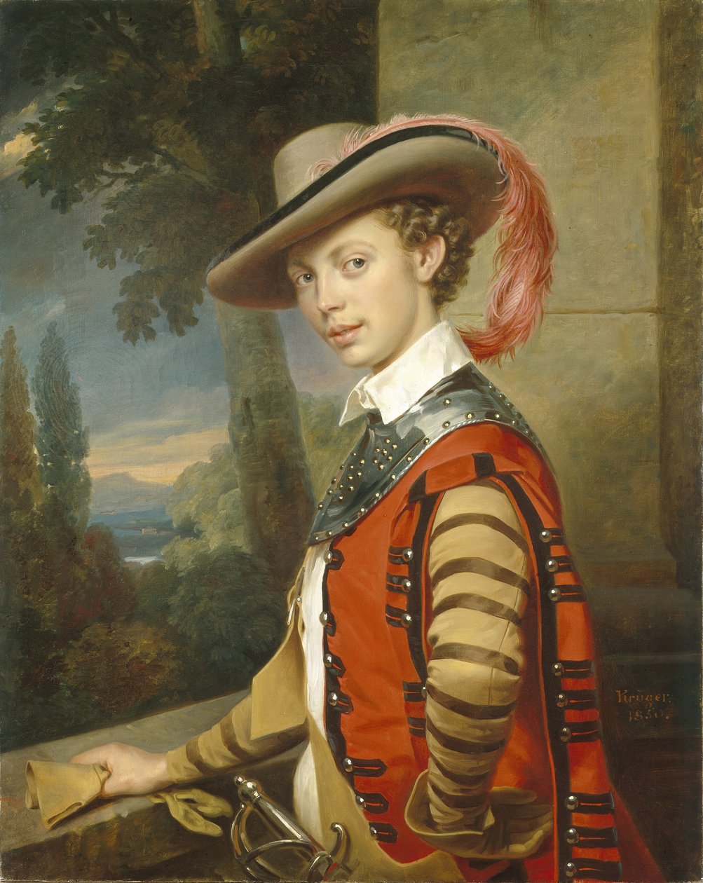 Retrato del príncipe Nikolai Saltykov en traje de gala, 1850 de Franz Krüger