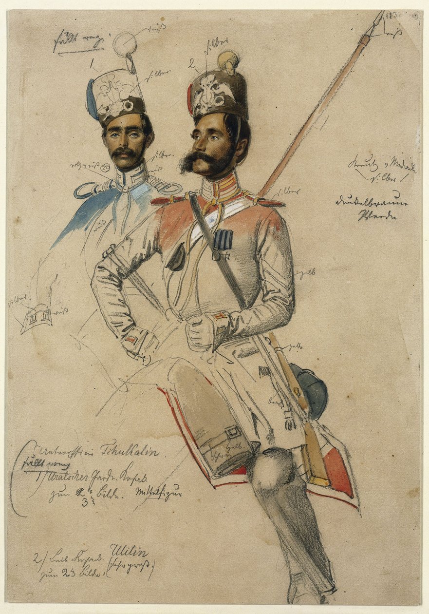 Cosaco de la Guardia de los Urales de Franz Krüger