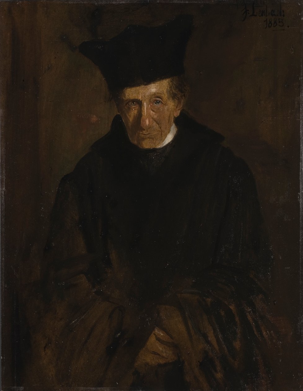 Retrato de Ignaz von Döllinger 1799-1890, 1883 de Franz von Lenbach