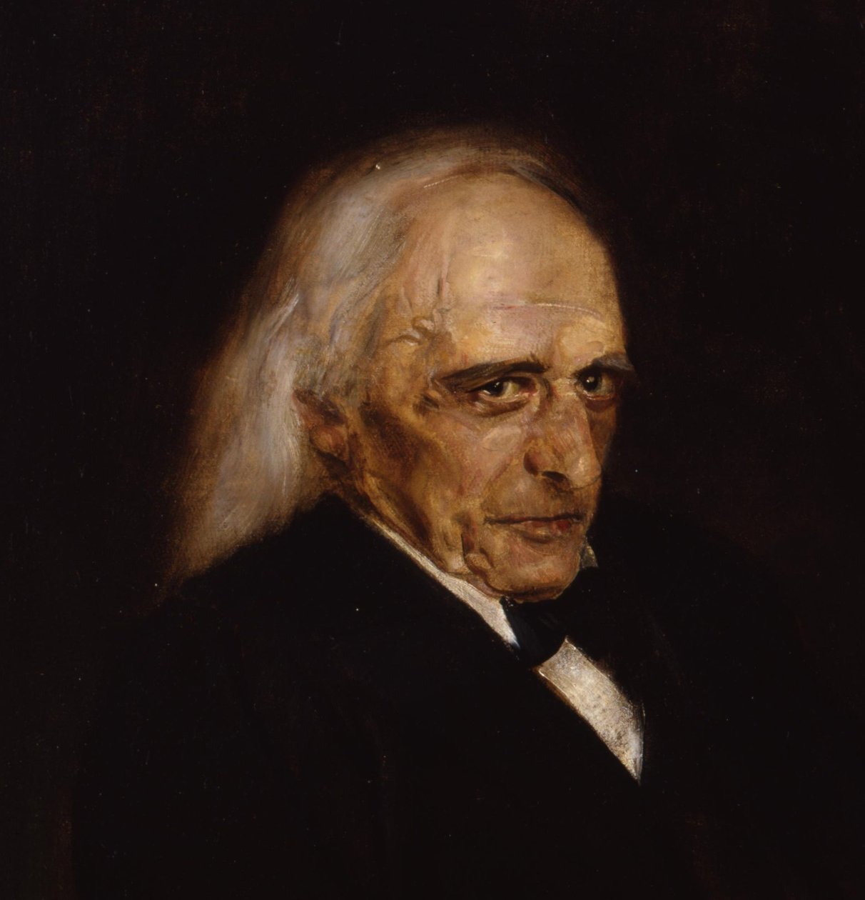 Retrato de Theodor Mommsen 1817-1903 (detalle), 1897 de Franz von Lenbach