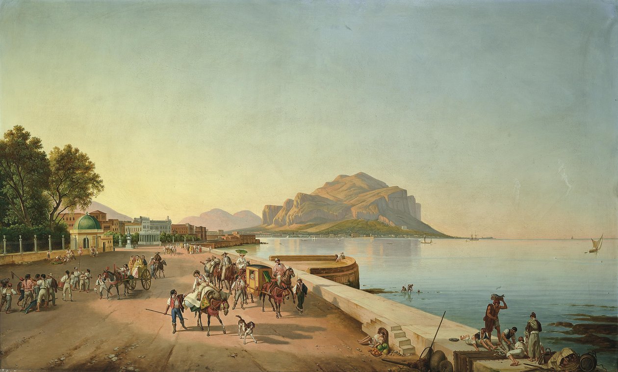 Un paseo en Palermo de Franz Ludwig Catel