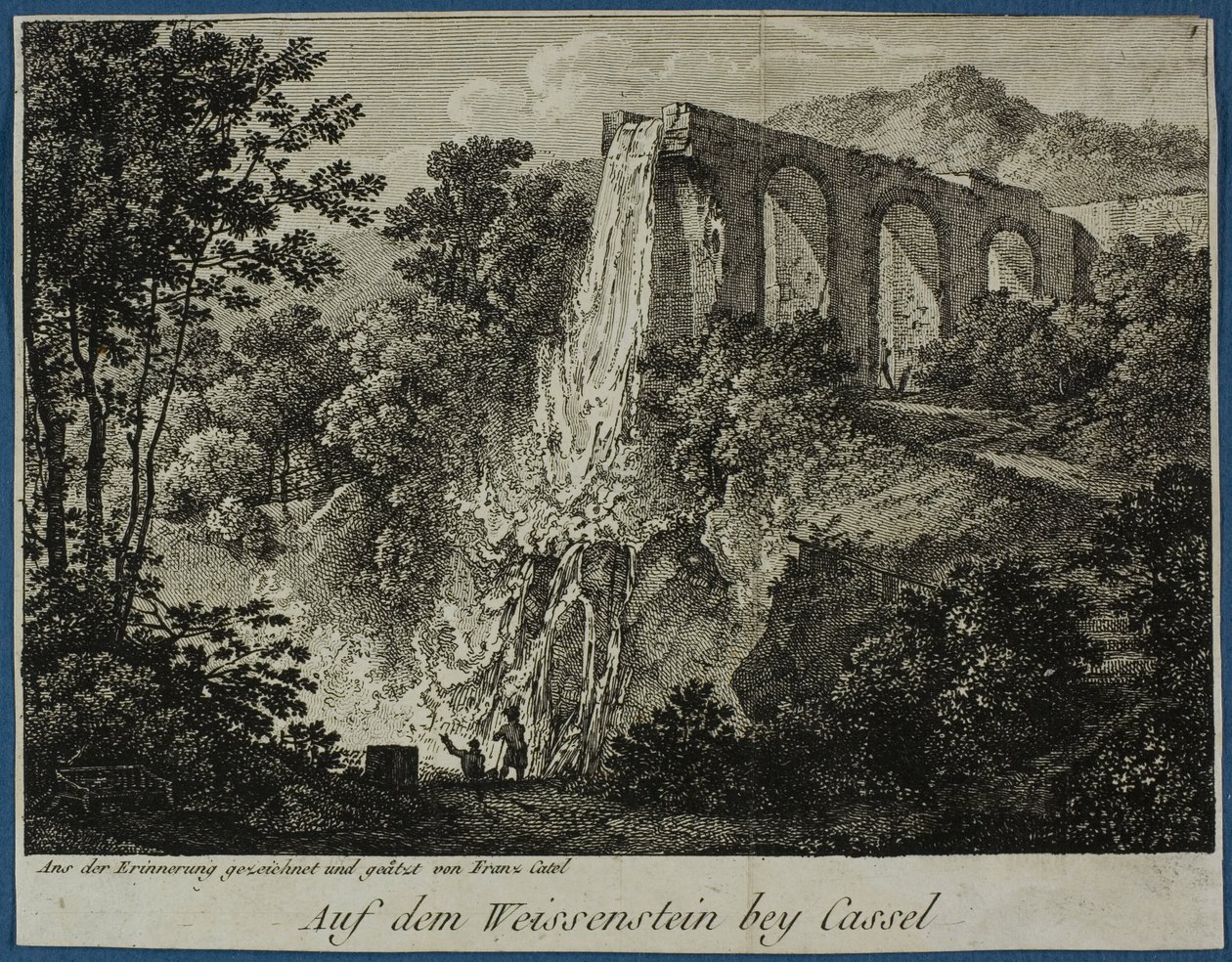 Vista del Weissenstein cerca de Cassel de Franz Ludwig Catel