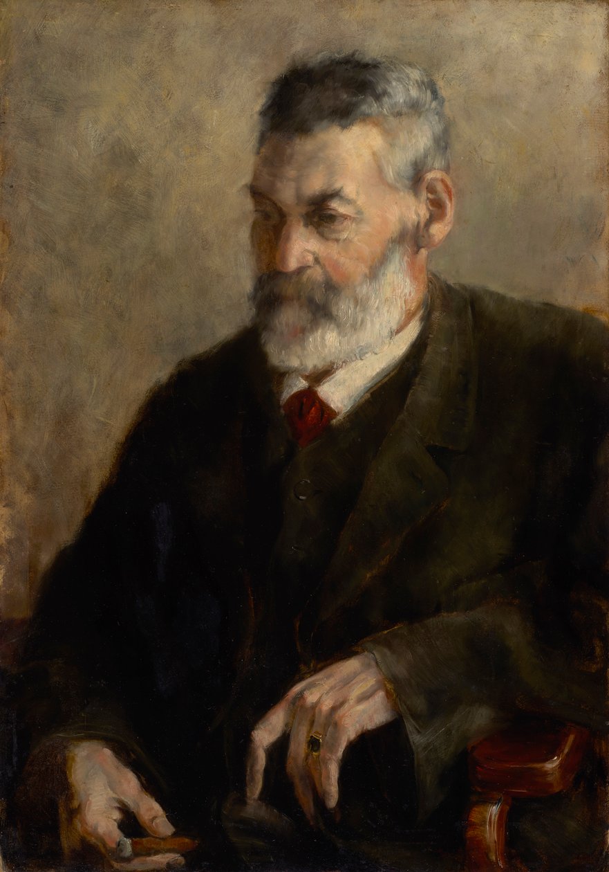 Retrato del padre del artista de Franz Marc