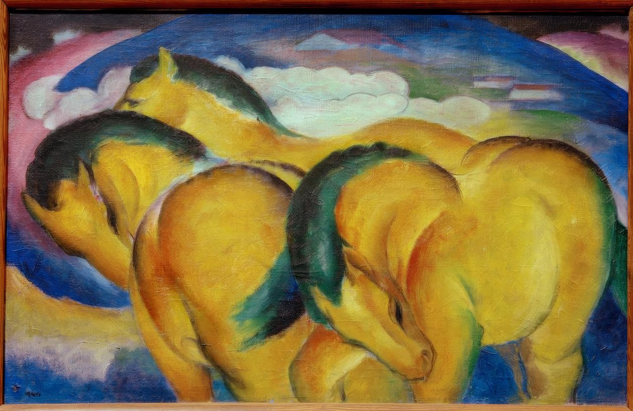 Los pequeños caballos amarillos de Franz Marc