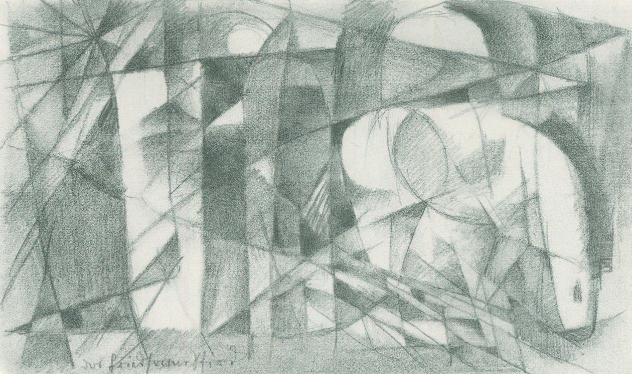 Franz Marc - Cuaderno de bocetos del campo - Lámina 14 de Franz Marc