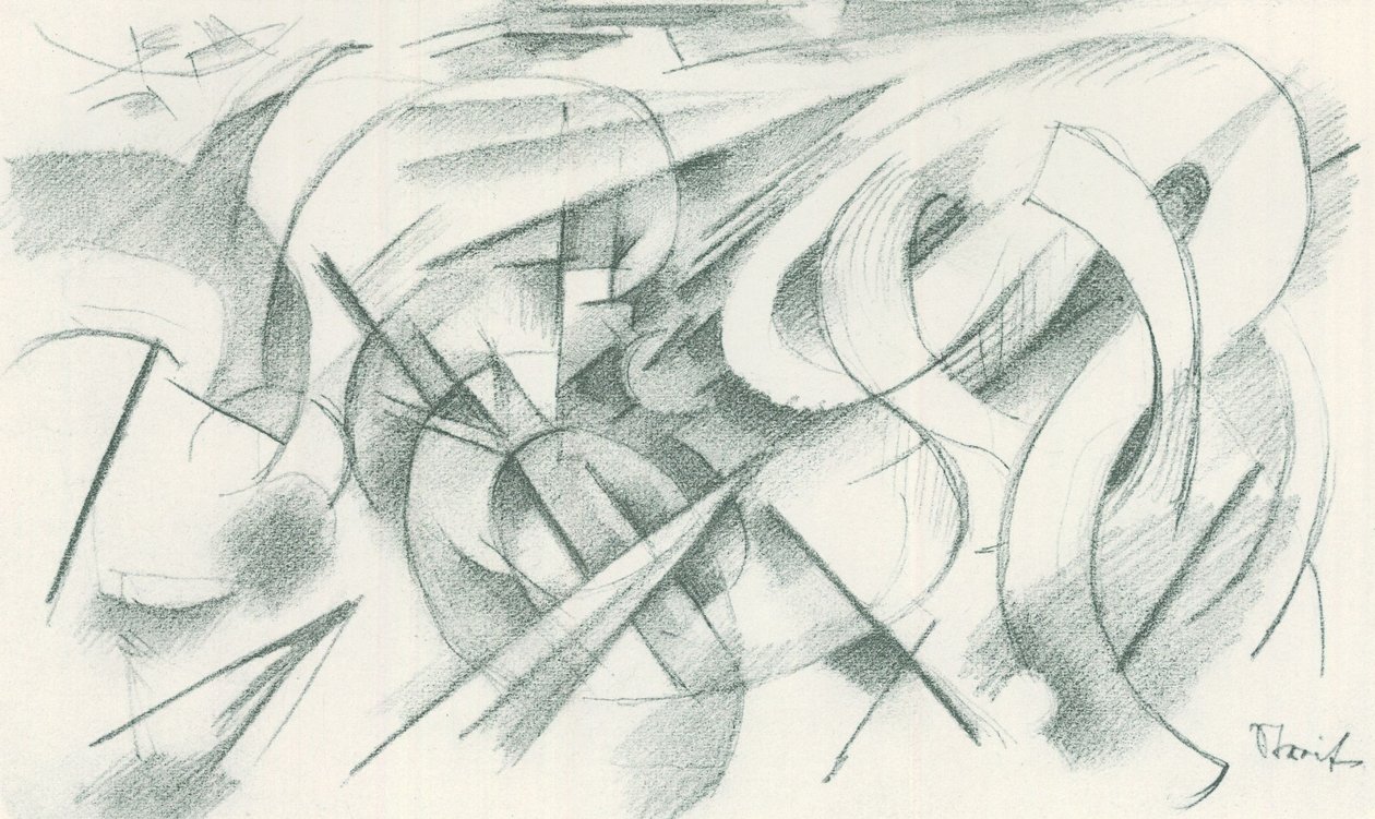 Franz Marc - Cuaderno de bocetos del campo - Lámina 16 de Franz Marc
