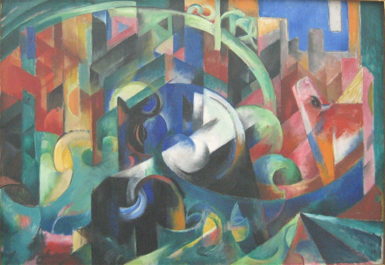 Alemán:  Rinder I Ganado I de Franz Marc