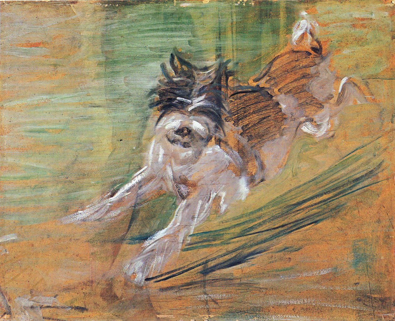 Perro saltarín de Franz Marc