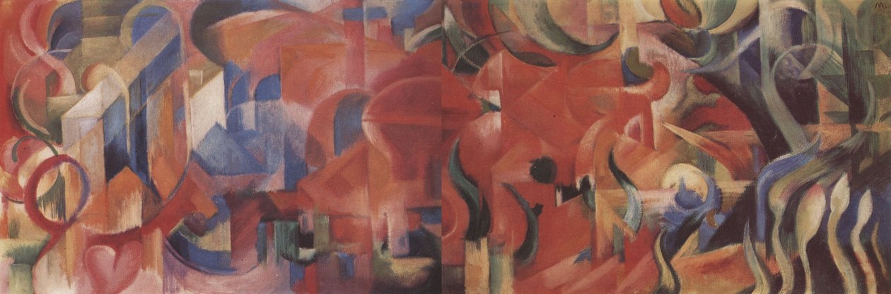 Formas de juego de Franz Marc