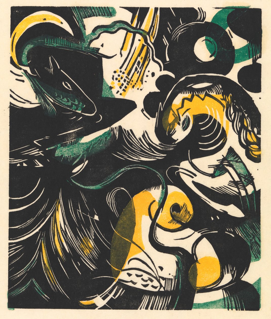 Historia de la creación II de Franz Marc