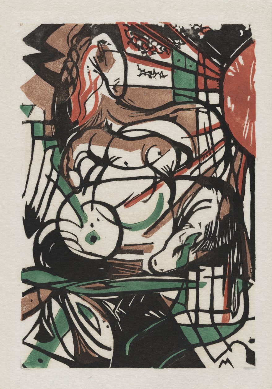 El nacimiento de los caballos de Franz Marc