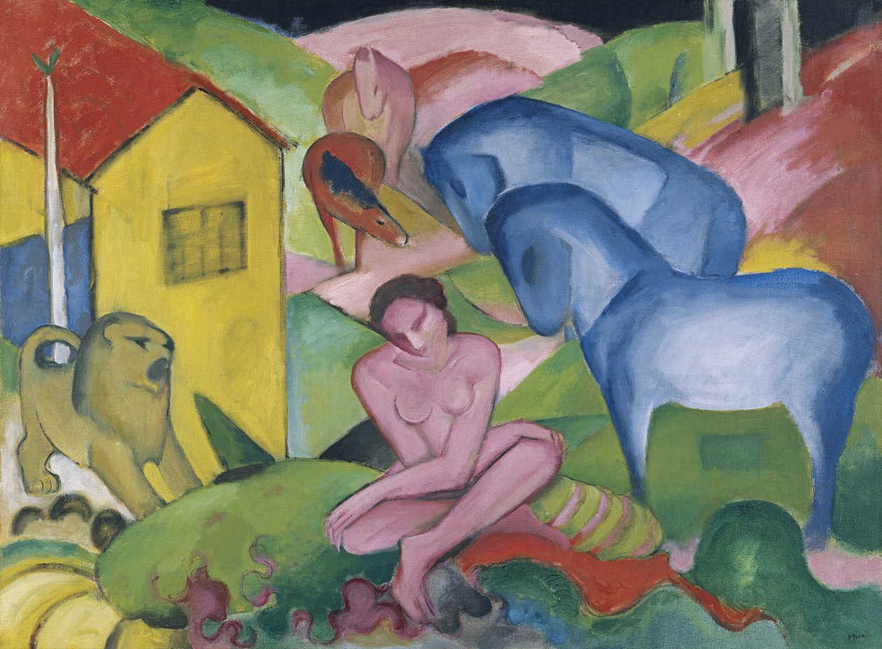 El sueño  de Franz Marc