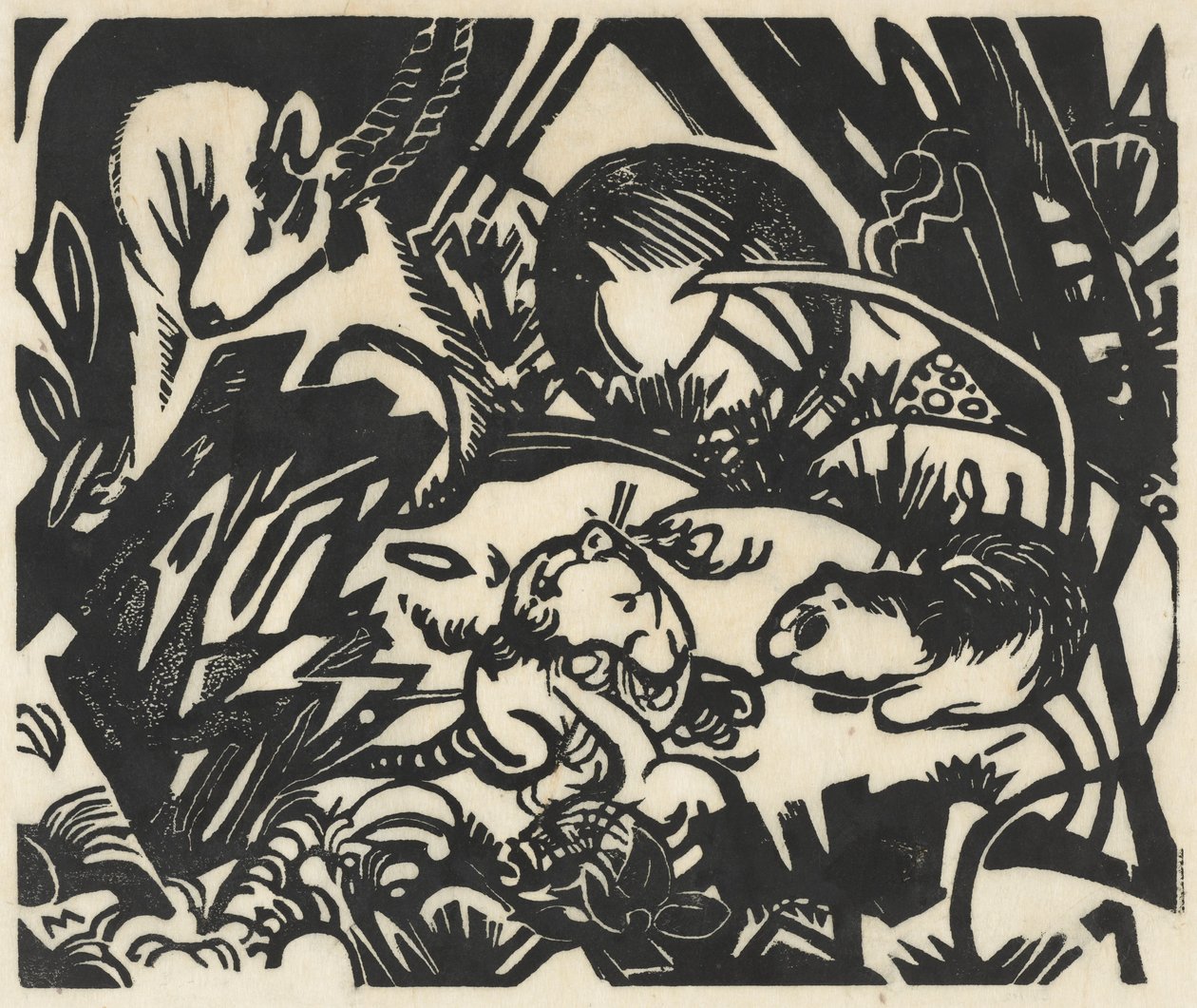 Tierlegende (Leyenda Animal) de Franz Marc