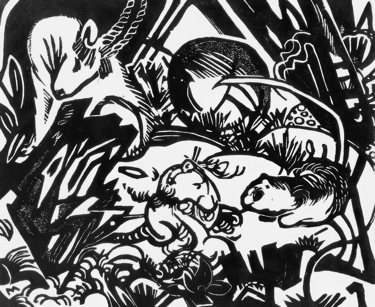 Leyenda de animales de Franz Marc