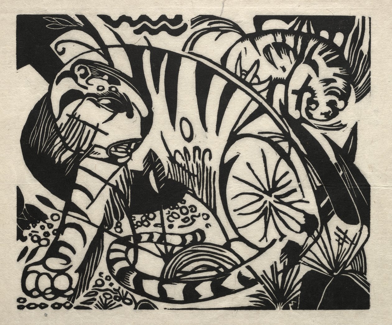 Tigre de Franz Marc