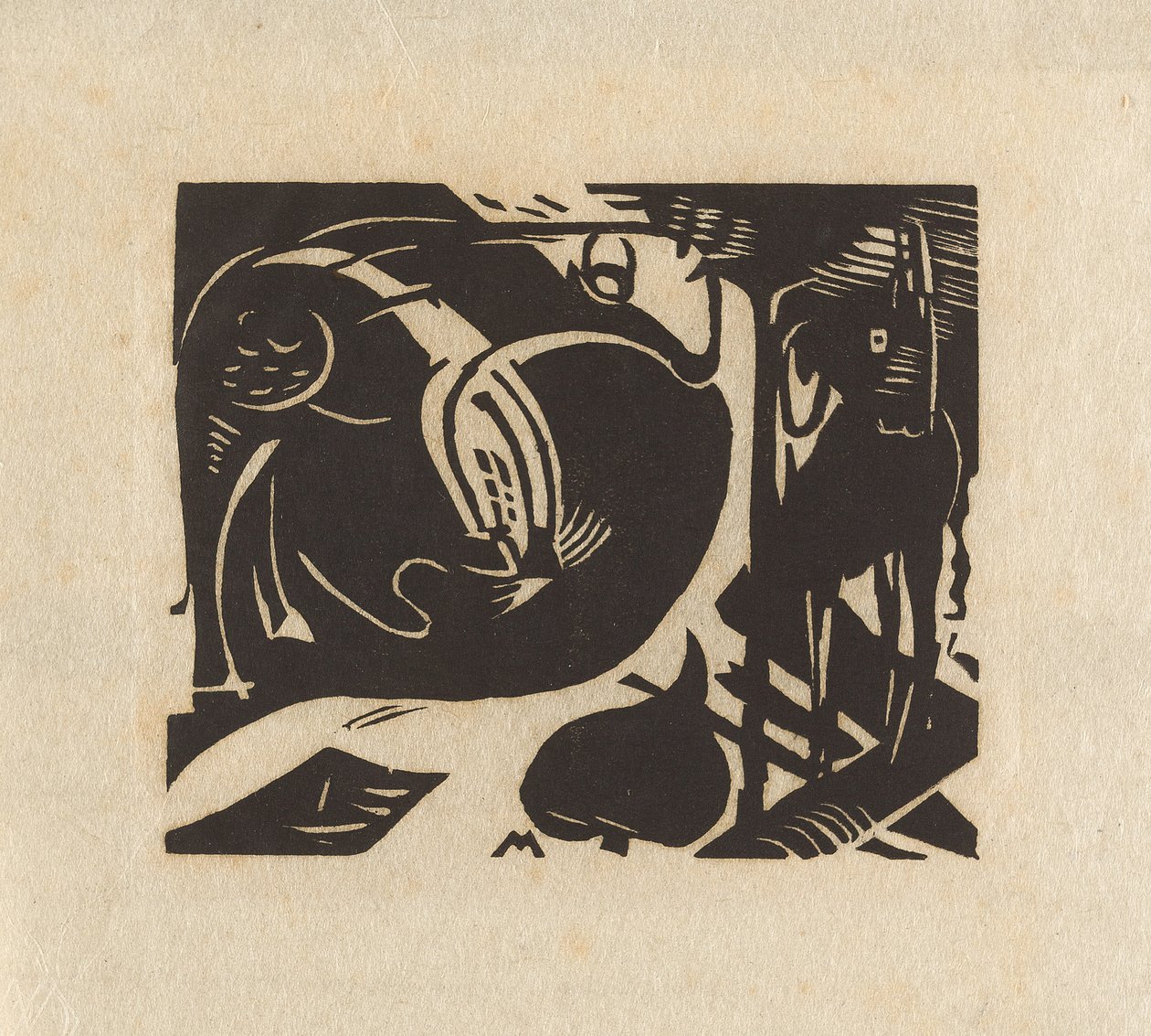 Dos animales míticos de Franz Marc